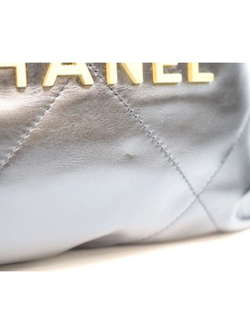 Chanel Black 22 Shiny Calf Small Backpack